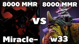 Miracle- Shadow Fiend VS w33 Alchemist - OG Secret Final Dota 2