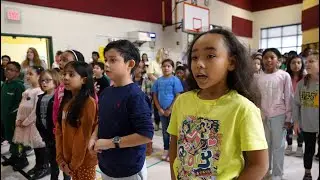 Rosa Parks Elementary School students celebrate school namesake's birthday