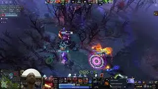 Praticando na offlane de Axe e aprendendo a jogar de Legion.