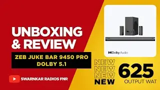 ZEBRONICS| SOUNDBAR | JUKEBAR 9450 Pro Dolby 5.1| 625Wat 