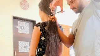 | आहोंनी कापले माझे लांब केस | यांना कसं काय आला haircut करायला | फुल्ल मजाक मस्ती 🤪😜