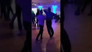 Victor Rosado return to hustle dancing after 15 years of no dancing. New York style.