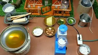 चकली जैसे कुरकुरे फिंगर|mini kitchen|mini cooking|mini food|mini kitchen food street food
