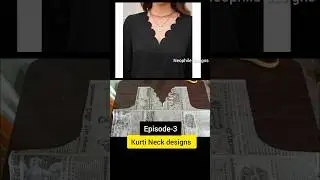 Episode-3 Kurti Neck designs || By Neophile #neophiledesigns #kurtineckdesigns #fashion #trending