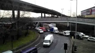 staples corner roundabout traffic