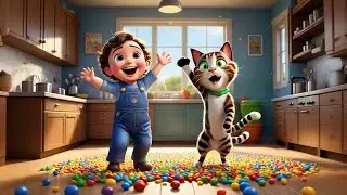 Jumping Beans on the Floor | Fun Action Song for Kids | Nursery Rhymes and Baby Songs