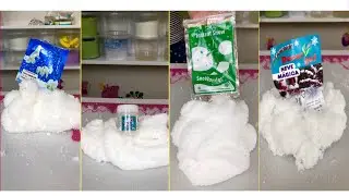 TESTEI E AVALIEI MARCAS DE NEVE ARTIFICIAL PARA FAZER CLOUD SLIME ! QUAL &Eacute; A MELHOR NEVE FALSA ?