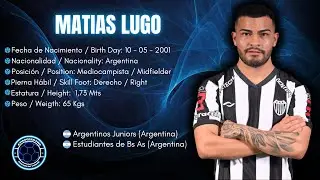 Matias Lugo #5 // Mediocampista - Midfielder  // Estudiantes Bs As 2023