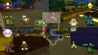 Mario Kart Wii Custom Tracks ✦ 4 Players #085