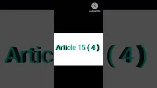 Article 15 (4) by Mridul trivedi