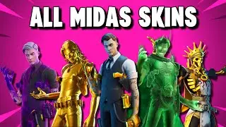 ALL Midas Skins in Fortnite! (2025)