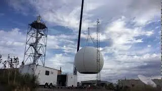 KEPZ Service Life Extension Program (SLEP) Radome Liftoff 2019-04-05