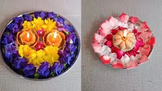 Easy and Quick DIY Aata Diya for every festival 😍🌸 #diy #decor #handmade #festivaldiy #atadiyadiy