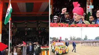 LG Sinha leads J&K Republic Day celebrations at M A Stadium, Jammu | JK News Today