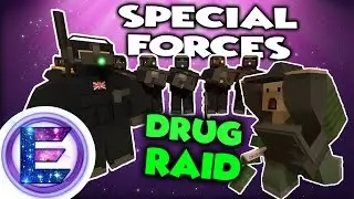 SPECIAL FORCES (S.A.S) DRUG RAID !? -  DARK RP - Unturned Roleplay