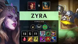 Zyra Jungle vs Olaf - BR Challenger Patch 25.17