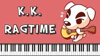 Synthesia [Piano Tutorial] K.K. Ragtime - Animal Crossing