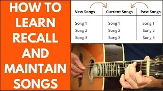 How To BUILD And MAINTAIN A Repertoire Of SONGS On Guitar
