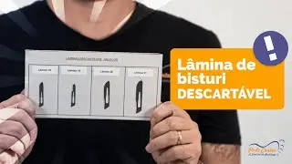 Vídeo 39 - Lâmina de Bisturi Descartável