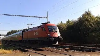 Trains in the Czech Republic | Břeclav station | October 2025 | QBB, RailJet, JMK 