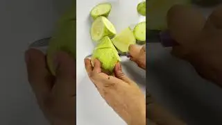 Peeling zucchini #asmr #asmrsounds #asmrpeeling