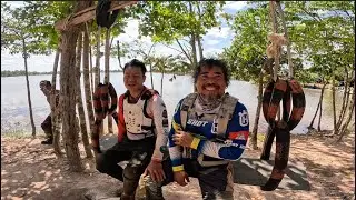 Part2 ត្រលប់ពីបោះតង់ជិតភ្នំគូលែន Camping near Kulen #siemreap #cambodia #camping #travel