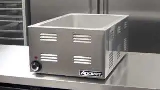 Adcraft's FW-1200W Full Size Food Warmer, 120V, 1200W, 10 Amps