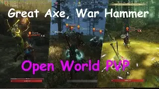 Great Axe, War Hammer | Open World PVP | New World