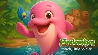March, Little Soldier! | Tito Sings a Classic Brazilian Kids Song in English | Pindomigos