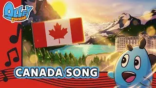CANADA SONG - Music Video | Olley Dinosaur | Learn Sing Explore | Educational Kids Songs