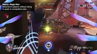 Mercy Cute Spray: Huge Rez Achievement