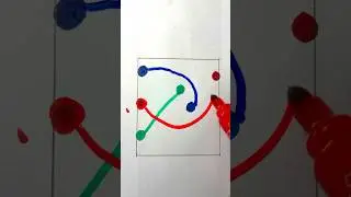 Satisfying Dot Connection Trick! #satisfyingvideo