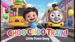 The Little Train Goes Choo-Choo| little train choo choo | nursery rhyme train