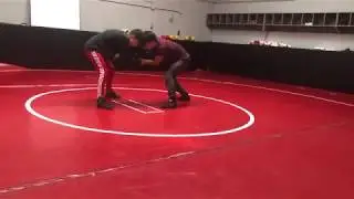 ATHLETE MOVE DEMONSTRATION: Head Snap to a Low Single or Ankle Pick