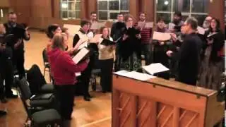 Timo Nuoranne rehearses Finlandia with Cappella Romana