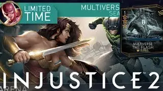 Injustice 2 Mobile  - MULTIVERSE THE FLASH ARENA!!!!! - GOTTA KEEP GRINDING GAMEPLAY!