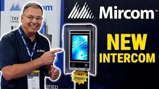 Demo: NEW Mircom TX3-T10 Touchscreen Video Intercom System at Security Canada 2025