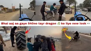 Bhai aaj aa gaye 540no tayr dragon 🐉 ke liye new look 👀 