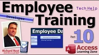 Tracking Employee Training and/or Certifications in Microsoft Access, Part 10