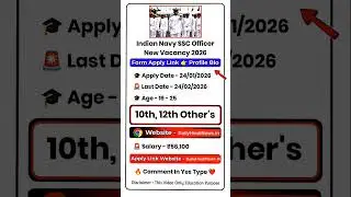 Indian Navy SSC Officer New Vacancy 2026 #indiannavy #indiannavy⚓ #viralsong #armylover