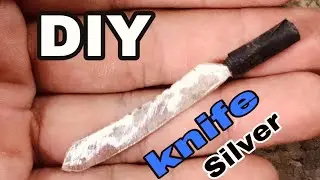 DIY A Super Small Silver Knife |Silverworking Art