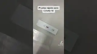 PRUEBA R&Aacute;PIDA PARA COVID 19 #covid19 #covid #viral #viralshorts #video #medicine #salud #doctor #new