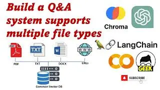 Langchain + ChatGPT QnA with multiple file types[PDF, CSV, DOCX, TXT, PPT, URLs] on Colab