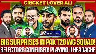 Meeting: Big Surprises in Pak T20 WC Squad & SL Tour | Selectors Confused! Playing 11 Headache