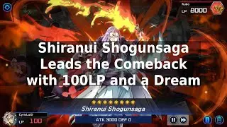 Yu-Gi-Oh! Master Duel | Shiranui Shogunsaga Leads the Comeback with 100LP and a Dream