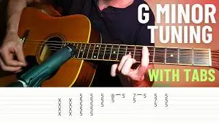 Acoustic Blues Boogie in G Minor Tuning (With Tabs)