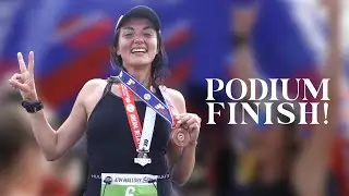 Podiumed my FIRST triathlon + tips to get quicker!