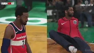 NBA 2K19 vs NBA LIVE 19 - Visual Comparison [1080p 60FPS HD]