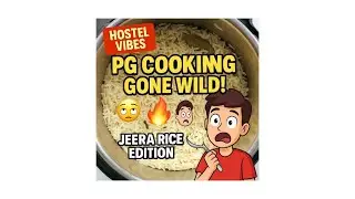 Hostel Boys Cooking Jeera Rice| Desi Style Kitchen Adventures! #shorts