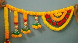 Beautiful Flower Toran / bandhanwar design collection 2019...